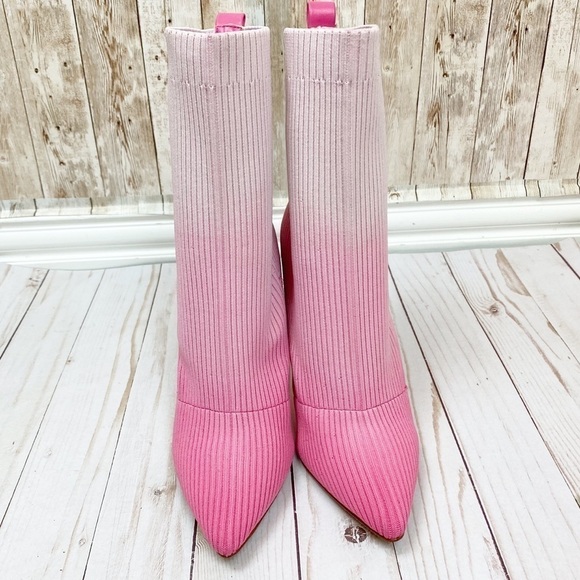 Steve Madden Dianne Pink Ombré Knit Stiletto Boot Size 8 Women‎ - Picture 5 of 11